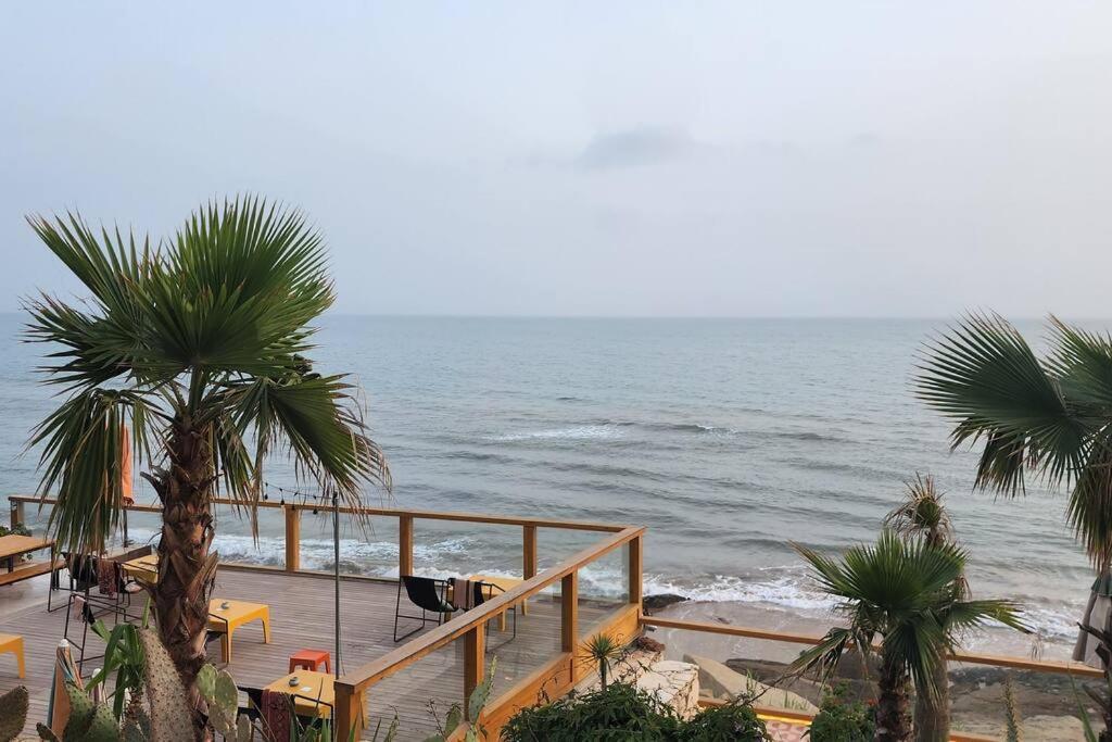 Superbe Appartement Pied Et Vue Sur Mer Taghazout Kültér fotó