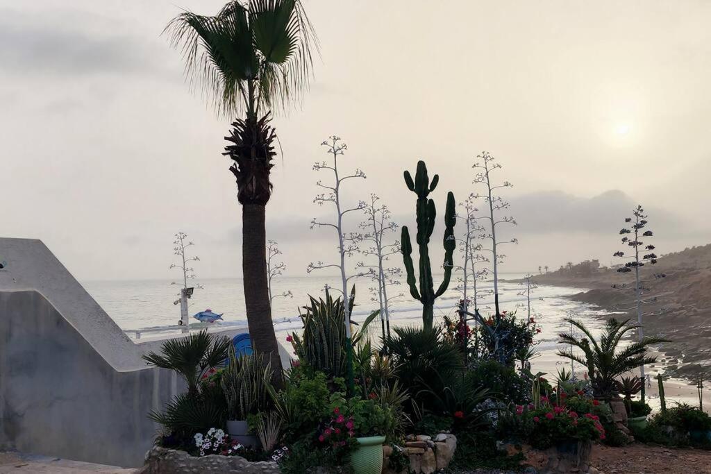 Superbe Appartement Pied Et Vue Sur Mer Taghazout Kültér fotó